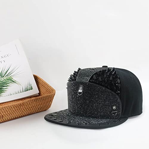 Cap de Baseball Ajustement Flat Bill Camier pour Style Hip-hop Mixte