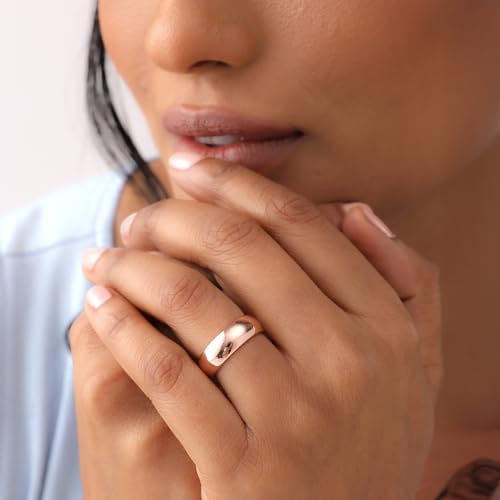 Image of TRUESILVER ACPL 925 Sterling Silver Band & Interlocking Rings for Women | Round Shape Eternity, Triple Band, Modern Design | Minimalist Jewelry Gift