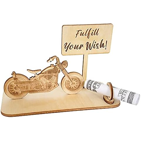 Motorcycle Wooden Travel Sign,Inspirational Gift,Encouragement Gift-Motorcycle Laser Cut Wood Decoration(M11) Cover