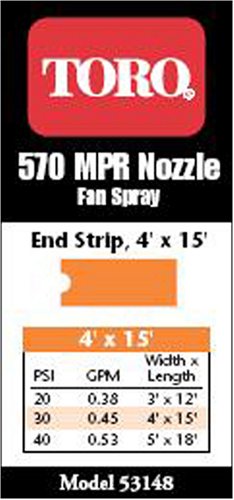 Amazon.com: Toro 53148 4-Feet x 15-Feet End Strip Undgerground