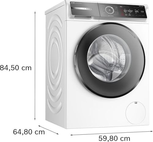 Bosch Hausgeräte WGB244040 Serie 8 Slimme wasmachine, 9 kg, 1400 rpm, Made in Germany, Active Water Plus maximale energie- en waterbesparing, Iron Assist stoom om te ontkreuken, mini-lading - Afbeelding 4