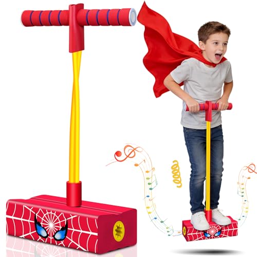Image of Pogo Stick Foam Pogo Jumper for Kids: Cool Toys for Boys 4-6, Outdoor Toys for Kids Ages 4-8, Toys for 3 4 5 6 7 8 Year Old Boys, 3+ Year Old Boy Gift, Birthday, Easter, Christmas