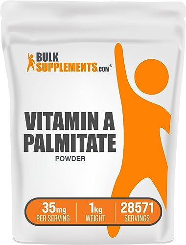 BulkSupplements Pure Vitamin A Palmitate Powder (1 Kilogram) by BulkSupplements