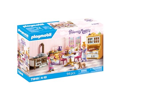 PLAYMOBIL | Princess Magic | Königliche Küche | Prinzessinnen Spielzeug | Küche Spielset | Märchen Spielzeug für Kinder ab 4 Jahren | 71848