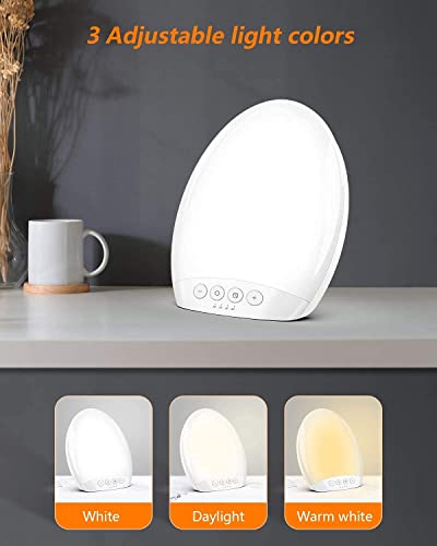 41LNm5I0snL Sun Lamp, Sunlight Lamp 10,000 Lux, Portable Natural Daylight Lamp with Adjustable Colors and Brightness, 4 Timer… - Image 3