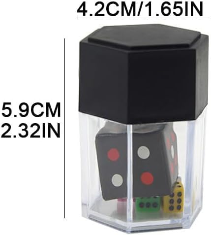 MOMOMAGE Dice Bomb Magic Tricks Explode Explosion Dice Magic Props for Magicians Close up Street Illusions Gimmicks Mentalism Novelty Funny Toy (Multicolor)