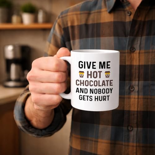 Taza divertida para chocolate caliente 11 oz miniatura 2