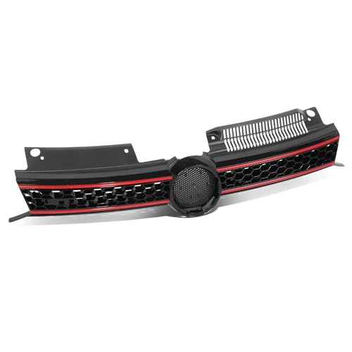 DNA MOTORING OE Style Front Grille Compatible with 2010-2014 VW GTI, OEM-GR-VW1200158