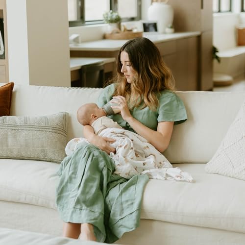 Image of Little Unicorn Muslin Swaddle Blanket for Newborns & Infants | Soft & Breathable Fabric | Baby Blanket for Swaddling, Nursing, Shower Gifts (Animal Crackers)