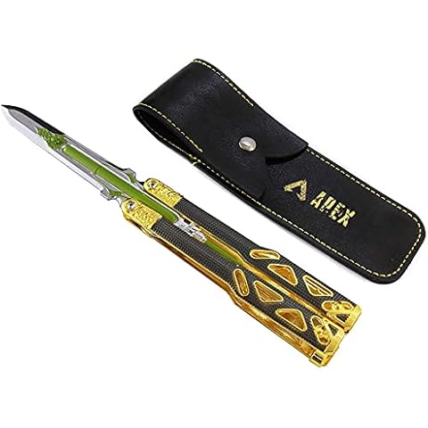 Mobilly 21 cm Games of Octane Heirloom Schmetterlingsmesser Metall Modell Actionfigur Anhänger Party Geschenk Rucksack Geschenk Schreibtisch Dekoration Cover