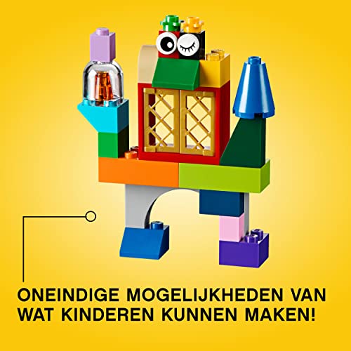 LEGO-10698-Classic-Creatieve-Grote-Opbergdoos-Creatief-Constructiespeelgoed-met-Ramen-Deuren-en-Groene-Bouwplaat