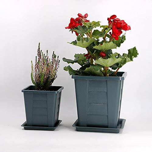 Gertok Blumentopf Blumentöpfe Pflanzenzubehör Pflanzgefäße für die Wand Blumentöpfe für Balkon Gartendekorationen Hauptdekorationen Blumentöpfe Indoor 4.23inch - Image 4