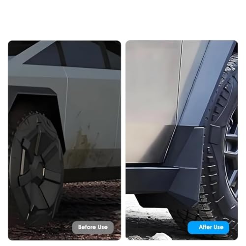 Guardabarros para Tesla Cybertruck de diseño especial que evitan salpicaduras 5