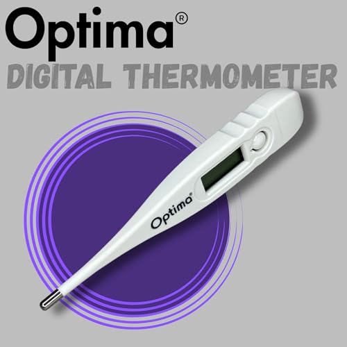 Image of Digital Thermometer For Fever Home Clear LCD Display Non Mercury Accuracy Plus Minus 0 point 2 Degree C Body Temperature Range 32 To 42 point 9 ODT 01 Optima