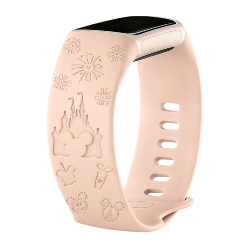 Kimiyaki�A�j������o���h Fitbit Charge 6�o���h/Fitbit Charge 5���f�B�[�X�p ���킢���\�t�g�V���R���X�|�[�c�X�g���b�v Charge 6/5�p