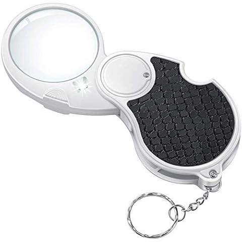 TECHSHARE 5x Illuminated Magnifying Glass Cover