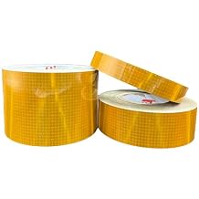 Oralite School Bus Yellow Reflective Tape V82 900+ Candelas 1"" 2"" 4"" Reflexite Orafol Prismatic Single Layer 4"" x 5, V82_SchYellow-272
