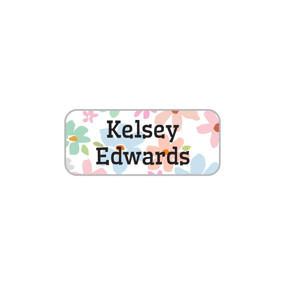 Name Bubbles - Custom Mini Daycare Name Labels for Kids (85 Labels) - Personalized Waterproof Name Stickers for Clothing Tags, Sippy Cups, Lunch Boxes