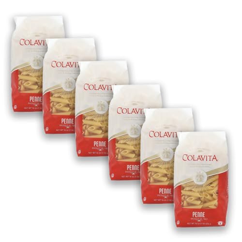 Image of Colavita Penne Ziti Pasta, Sauces, Bakes, 1lb Pack of 6