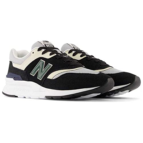 Image of New Balance Men's 997H V1 Sneaker, Black /Nightwatch Green, 14 Medium US