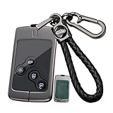 ✔️Kompatible Modelle: Die Metall + Leder Schlüsselhülle passt für Renault Laguna 3 2009-2013,Megane 3 2009-2013,Scenic 3 / Grand Scenic III 2009-2013,Fluence 2012-2016,Koleos 2008-2012, Scala 2013-2016,Clio 4 2012-2019,Captur 2013-2019,Lutetia 2012-2016,Symbol 2013-2016,Laguna III,Zoe 4 Tasten. (🔊Das Fahrzeugmodell dient nur als Referenz. Am wichtigsten ist, dass das Aussehen Ihres Autoschlüssels vor dem Kauf übereinstimmt. Bitte überprüfen Sie dies vor dem Kauf.)