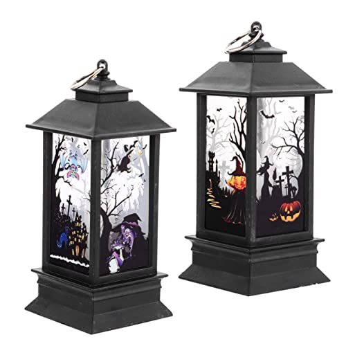Luces de plástico decorativas para fiestas de Halloween pack de 2 velas LED de interior
