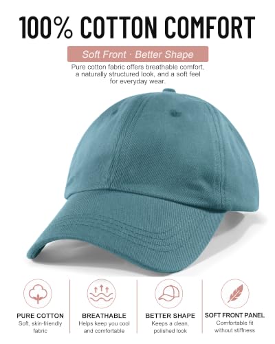 Image of Womens Satin Lined Unstructured Baseball Cap Unisex Silk Lining Washed Cotton Adjustable Vintage Dad Hat