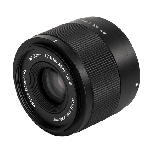 Image of VILTROX 35mm f /1.7 E-Mount Lens 35mm F1.7 Large Aperture APS-C STM Auto Focus Prime Lens Compatible with Sony E-Mount Cameras A6700 A6600 A6500 A6400 ZV-E10 A7C A7RII A7SII A7II A7RIII A9 A1 ZVE1