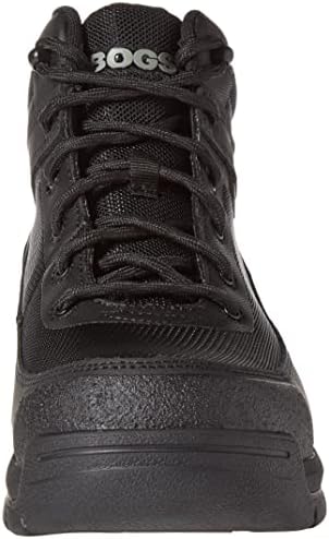 Bogs Mens Shale Mid GlacialGrip PP WP Puncture Proof Waterproof Boot, Black, Size 11.5 | Image 1