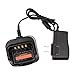 Afadorable CH10A07 Charger Fit for Hytera PD702 PD705 PD782 PD785 PD605 PD662 PD685 PD502 PD505 PD565 PT580H Two Way Radio, BL1504 BL2006 BL2008 BL2502 BL2503 Battery Charger