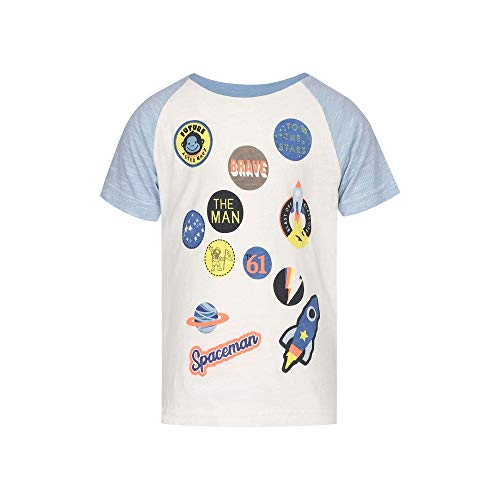 Image of Mothercare Boys Round Neck Striped Tee