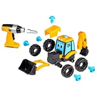 U.saf Teamsterz My First JCB Take Apart Joey JCB Construction Toy – Interactive Build & Play Digger with Battery Drill, Chunky Design for Kids 18m+