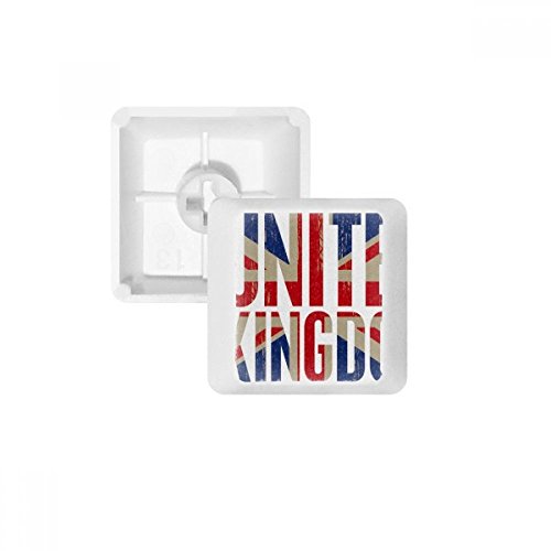 Keycaps PBT Union Jack R4 pour remplacer les touches usées de clavier mécanique blanc