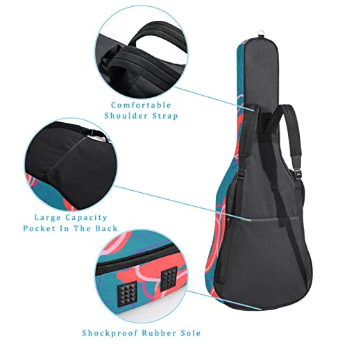 Étui de protection rembourré pour guitare acoustique classique Motif damier avec fleurs jaunes, Multicolore 10., 42.9×16… - Les Beatles, Paul McCartney, John Lennon, RIngo Starr, George Harrison Étui de protection rembourré pour guitare acoustique classique Motif damier avec fleurs jaunes, Multicolore 10., 42.9x16… – Image 4