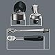 Wera 05004004001 8004 A Zyklop Metal-Knarre mit Umschalthebel mit 1/4Zoll-Antrieb, 1/4 Zoll x 141.0 mm