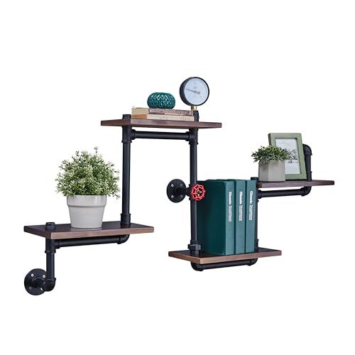 Danya B. 4-Tier Floating Corner Or Straight...