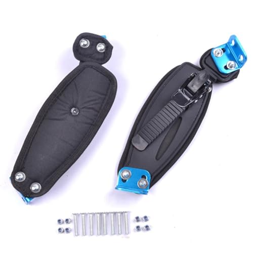 Support de pied pour skateboard tout-terrain alliage aluminium et sangle premium - 7