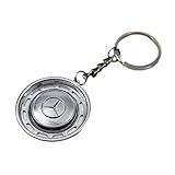 Hubcap Keychain W123 W116 W115 W114 Keyring Classic Retro Mercedes Benz