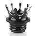 Produktbild Motorrad Tankdeckel Kraftstofftank Öldeckel Crown Style für Harley Sportster XL 1200 883 48 Dyna Touring Road King Softail Freilauf FLRT Flat-Schwarz