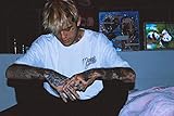 Poster Tiktok Life Emo Rap Lil Peep, Musik, Sänger, gerollt, 40 x 63 cm, rahmenloses Geschenk