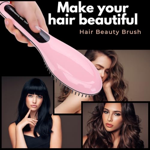 Image of DRUMSTONE HQT-906 Hair Straightener: Fast-Heating Ceramic Straightener with Adjustable Temperature for Effortless, Smooth, and Frizz-Free Hair Styling