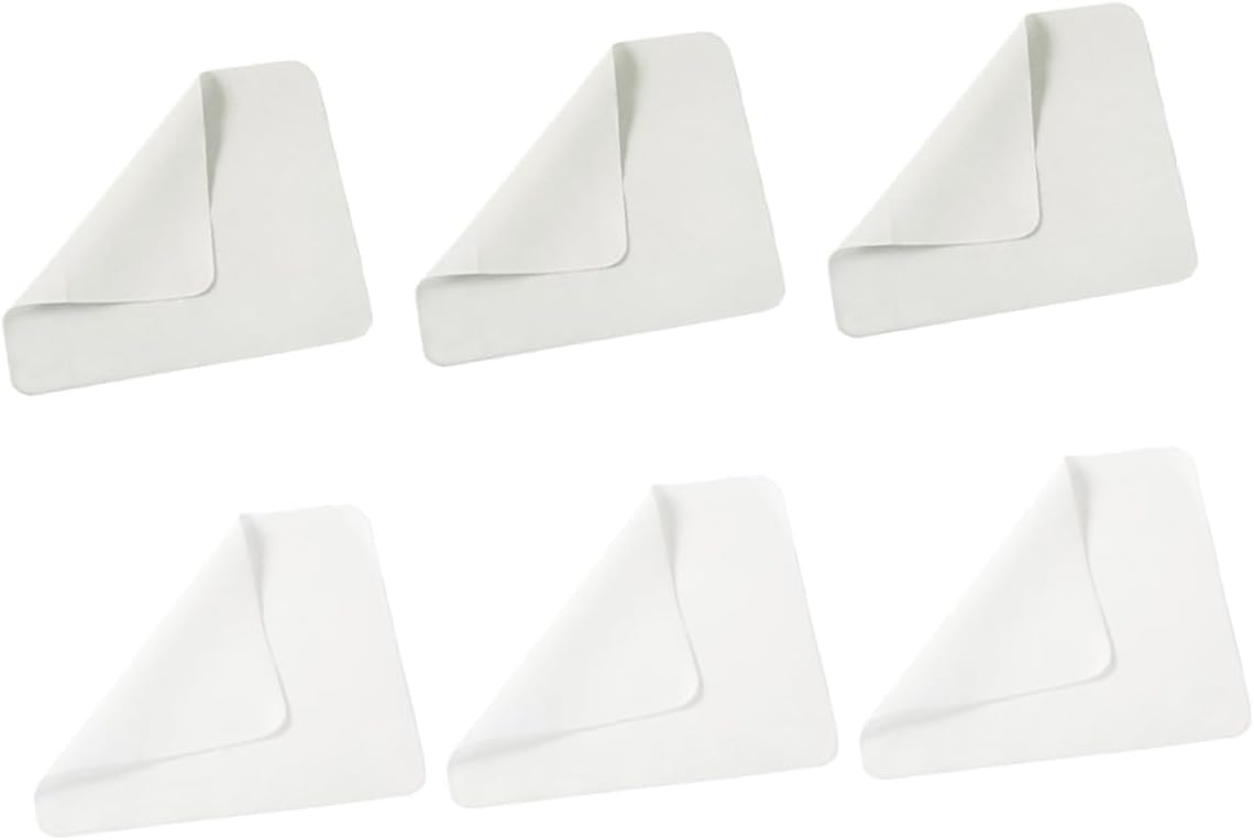 Milisten 6pcs Microfiber Lens Wipes for Glasses Screens Eyeglass Cleaning Cloth Stain Scratch-Resistant for Eyewear