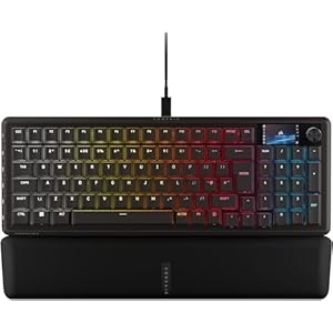 Corsair VANGUARD PRO 96 Wired Hall Effect Magnetic Mechanical Gaming Keyboard – 96% Layout, MGX Hyperdrive Switches, 8000Hz Polling, Rapid Trigger, Virtual Stream Deck, SOCD Flashtap, QWERTY UK