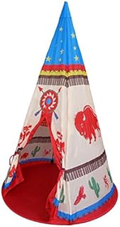 Childrens Wigwam Teepee Tent for Kids. Boys Play Tent / Playhouse. Wigwam Tent for Children/ Boys Great Accessories for Indian Dress Up / Indian Costume Boy
