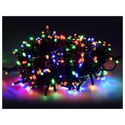 Image of IMPRESSION LIGHTS 200 LED Black Normal Wire Multicolour TORAN, Decoration Lights-Pack 1