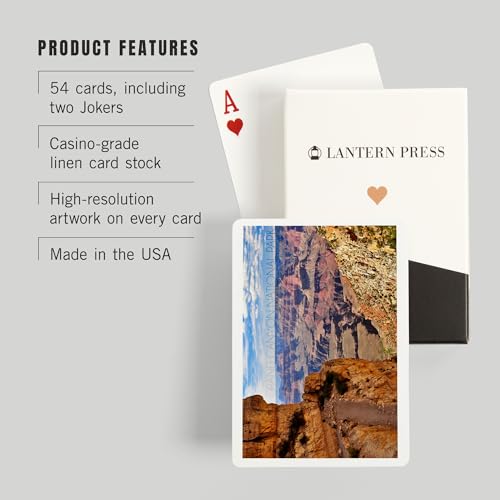 Lantern Press Grand Canyon Baraja Poker 52 Cartas miniatura 3