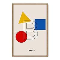 Framed Canvas Wall Art Geometric Illustration Canvas Prints Home Artwork Decoration for Living Room,Bedroom - 16x24 inches