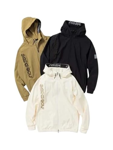 SY32 ゴルフ ゴルフウェア フリースパーカー 長袖 メンズ おしゃれ ブランド かっこいい SYG-25A1-47【お取り寄せ】 (D.BEIGE, M)