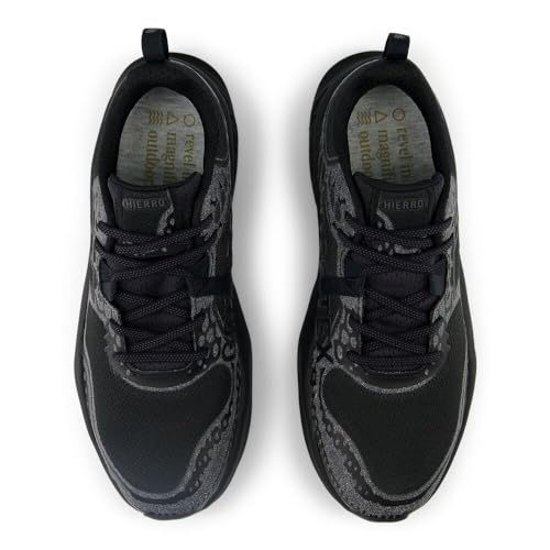 New Balance Fresh Foam X Hierro V8 Gore-tex Tênis de corrida masculino, Preto/Fantasma/Ímã, 11.5 Wid