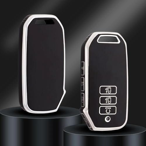 Coque de clé TPU Kia Sportage Sorento EV6 design blanc premium - 3